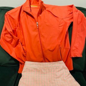 GET TWO!  Adidas Golf skirt and matching Lucy Tech jacket